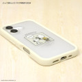 Japan Peanuts Plump Frame iPhone 16 Case - Snoopy : Charlie Brown - 4