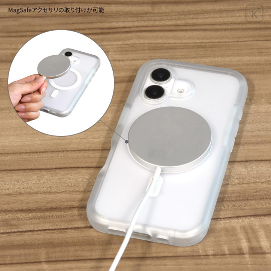 Japan Peanuts MagSafe Compatible Plump Frame iPhone Case - Snoopy / iPhone16 - 5