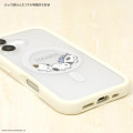 Japan Peanuts Plump Frame iPhone 16 Case with MagSafe - Snoopy : Siblings - 4
