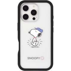 Japan Peanuts Plump Frame iPhone 16 Pro Case - Snoopy