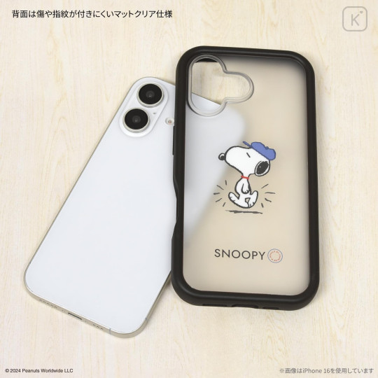 Japan Peanuts Plump Frame iPhone 16 Pro Case - Snoopy - 2