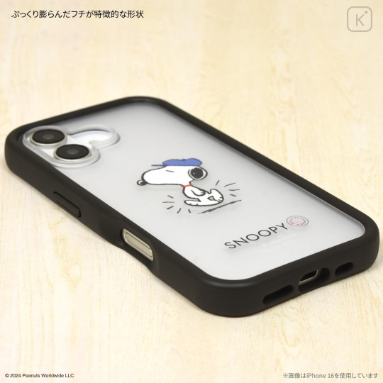 Japan Peanuts Plump Frame iPhone 16 Pro Case - Snoopy - 4