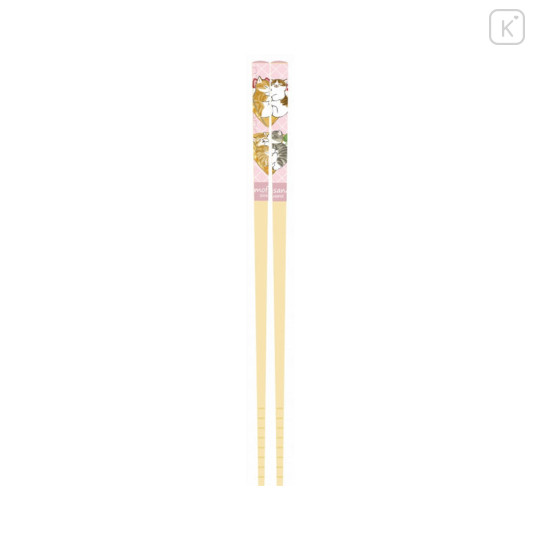 Japan Mofusand Bamboo Chopsticks 21cm - Cat / Crepe Nyan Pink - 1