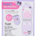 Japan Sanrio Mini Notepad - Kuromi / Tokimeki Heisei Kogal Mobile Style - 5