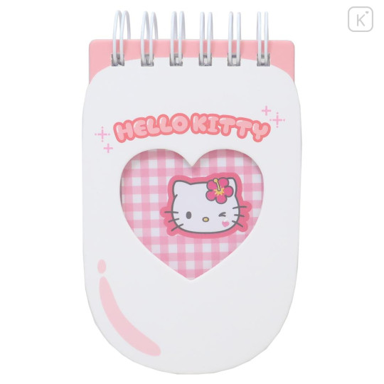 Japan Sanrio Mini Notepad - Hello Kitty / Tokimeki Heisei Kogal Mobile Style - 1