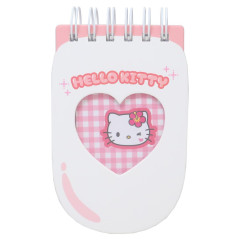 Japan Sanrio Mini Notepad - Hello Kitty / Tokimeki Heisei Kogal Mobile Style