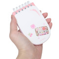 Japan Sanrio Mini Notepad - Hello Kitty / Tokimeki Heisei Kogal Mobile Style - 2