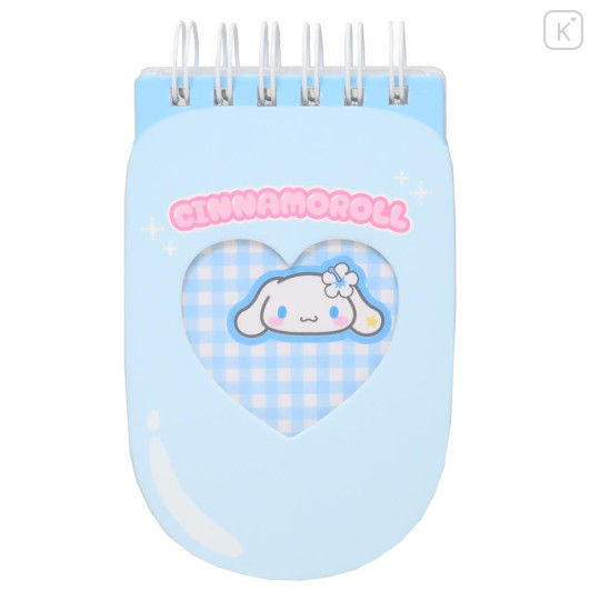 Japan Sanrio Mini Notepad - Cinnamoroll / Tokimeki Heisei Kogal Mobile Style - 1