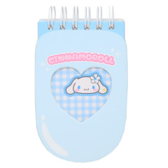 Japan Sanrio Mini Notepad - Cinnamoroll / Tokimeki Heisei Kogal Mobile Style