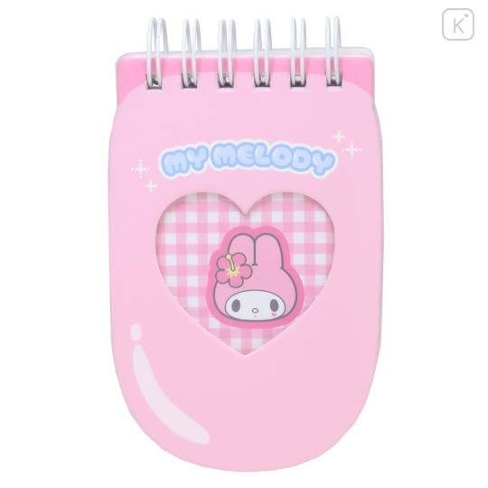 Japan Sanrio Mini Notepad - My Melody / Tokimeki Heisei Kogal Mobile Style - 1