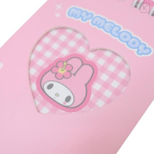 Japan Sanrio Mini Notepad - My Melody / Tokimeki Heisei Kogal Mobile Style - 4