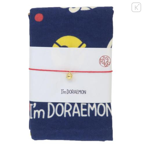 Japan Doraemon Face Towel - Doraemon / Navy - 4