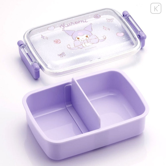 Japan Sanrio Bento Lunch Box 450ml - Kuromi / Ribbon Purple - 2