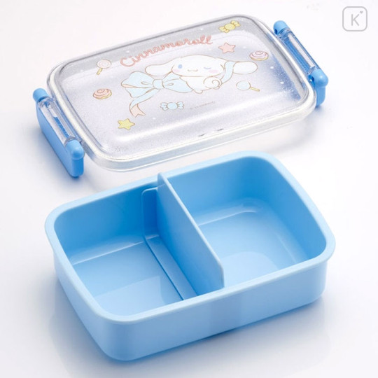 Japan Sanrio Bento Lunch Box 450ml - Cinnamoroll / Ribbon Blue - 2