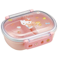 Japan Sanrio Bento Lunch Box 360ml - Hello Kitty / Ribbon Pink