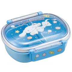 Japan Sanrio Bento Lunch Box 360ml - Cinnamoroll / Ribbon Blue