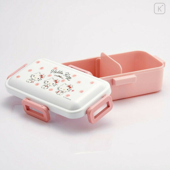 Japan Sanrio Bento Lunch Box 530ml - Hello Kitty / Wink Pink - 2