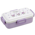 Japan Sanrio Bento Lunch Box 530ml - Kuromi / Wink Purple - 1