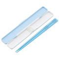 Japan Sanrio Chopsticks with Case - Cinnamoroll / Wink Blue - 2