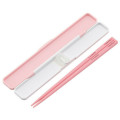 Japan Sanrio Chopsticks with Case - Hello Kitty / Wink Pink - 2