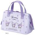 Japan Sanrio Insulated Cooler Lunch Bag - Kuromi / Wink Purple - 3