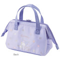 Japan Sanrio Insulated Cooler Lunch Bag - Kuromi / Ribbon Purple - 3