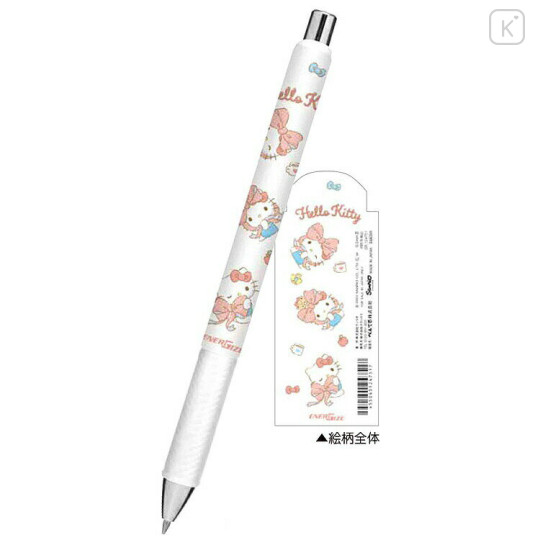 Japan Sanrio EnerGize Mechanical Pencil - Hello Kitty / Ribbon White - 2