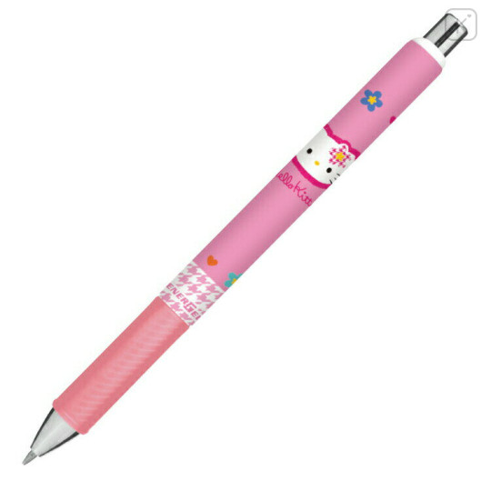 Japan Sanrio EnerGel Gel Pen - Hello Kitty / Y2k Houndstooth - 1