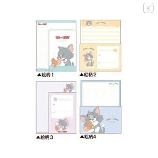 Japan Tom and Jerry Letter Writing Set - Tom & Jerry / Catch - 2