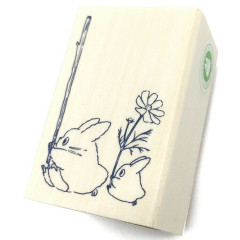 Japan Ghibli Stamp - My Neighbor Totoro : Blue Totoro & White Totoro