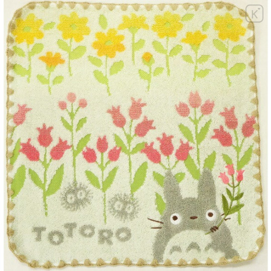 Japan Ghibli Jacquard Wash Towel - My Neighbor Totoro : Wild Flower - 1