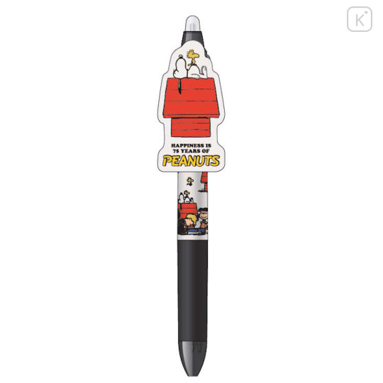 Japan Peanuts FriXion Ball 3 Slim Color Multi Erasable Gel Pen - Snoopy : Happiness 75th Anniversary - 1