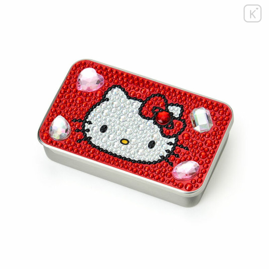 Japan Sanrio Original Candy & Can Case - Hello Kitty / Stone Deco - 1