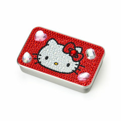 Japan Sanrio Original Candy & Can Case - Hello Kitty / Stone Deco