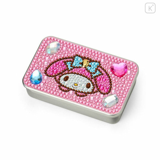 Japan Sanrio Original Candy & Can Case - My Melody / Stone Deco - 1