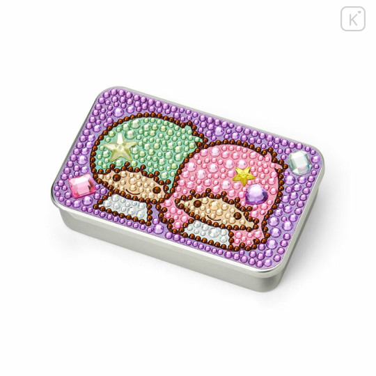 Japan Sanrio Original Candy & Can Case - Little Twin Stars / Stone Deco - 1