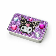 Japan Sanrio Original Candy & Can Case - Kuromi / Stone Deco