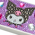 Japan Sanrio Original Candy & Can Case - Kuromi / Stone Deco - 2