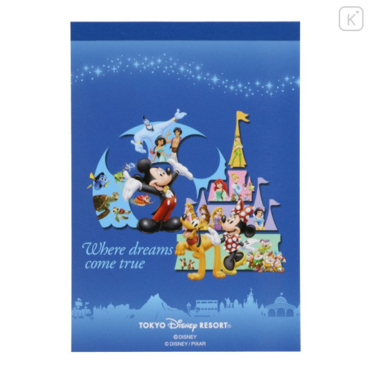 Japan Tokyo Disney Resort Memo Pad - When Dream Come True - 2