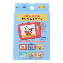 Japan Sanrio Secret Tin Badge - Minna No Tabo / TV Style Blind Box