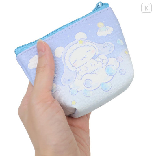 Japan Sanrio Triangular Mini Pouch - Cinnamoroll / Heaven Sky - 2