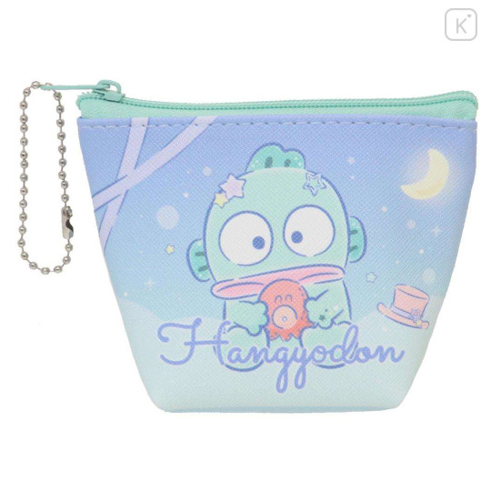 Japan Sanrio Triangular Mini Pouch - Hangyodon : Heaven Sky - 1