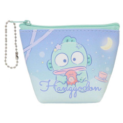 Japan Sanrio Triangular Mini Pouch - Hangyodon / Heaven Sky