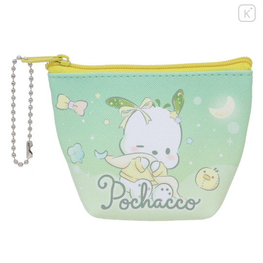 Japan Sanrio Triangular Mini Pouch - Pochacco / Heaven Sky - 1