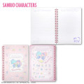 Japan Sanrio B6 Ring Notebook - Little Twin Stars / Library In Clouds - 1