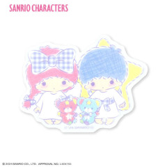 Japan Sanrio Vinyl Sticker - Little Twin Stars / Bears