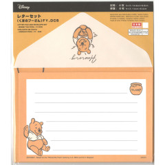 Japan Disney Mini Letter Set - Pooh / Delicious Honey