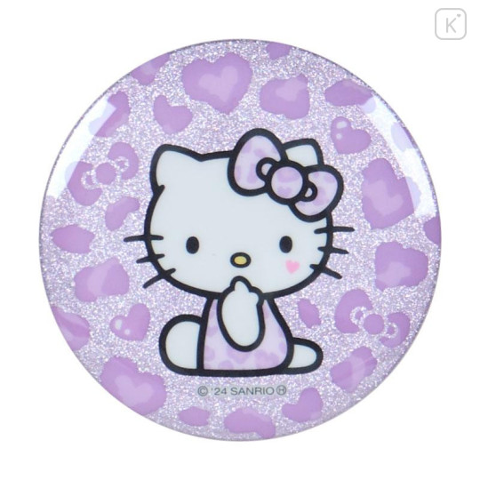 Japan Sanrio Secret Glitter Tin Badge - Hello Kitty / Gogo Gal Collection Blind Box - 4