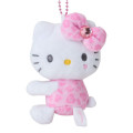 Japan Sanrio Hug Mascot - Hello Kitty / Gogo Gal Collection Leopard Pink - 2