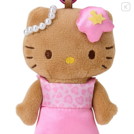 Japan Sanrio Style Up Mascot - Hello Kitty / Gogo Gal Collection Leopard Pink - 3